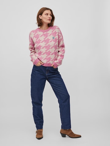 VILA Sweater 'Amaya' in Pink