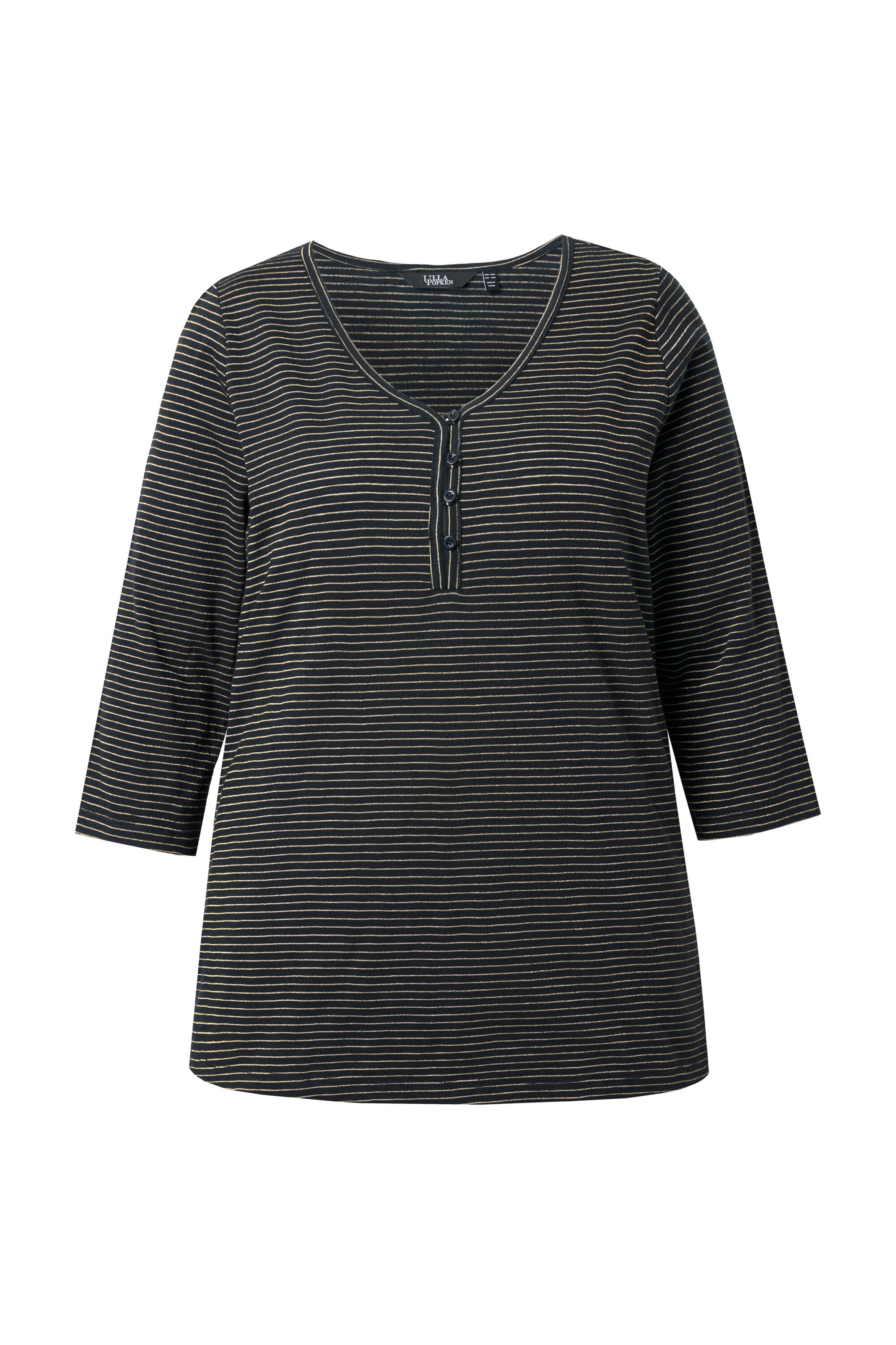 Ulla Popken Shirt in Grijs: voorkant