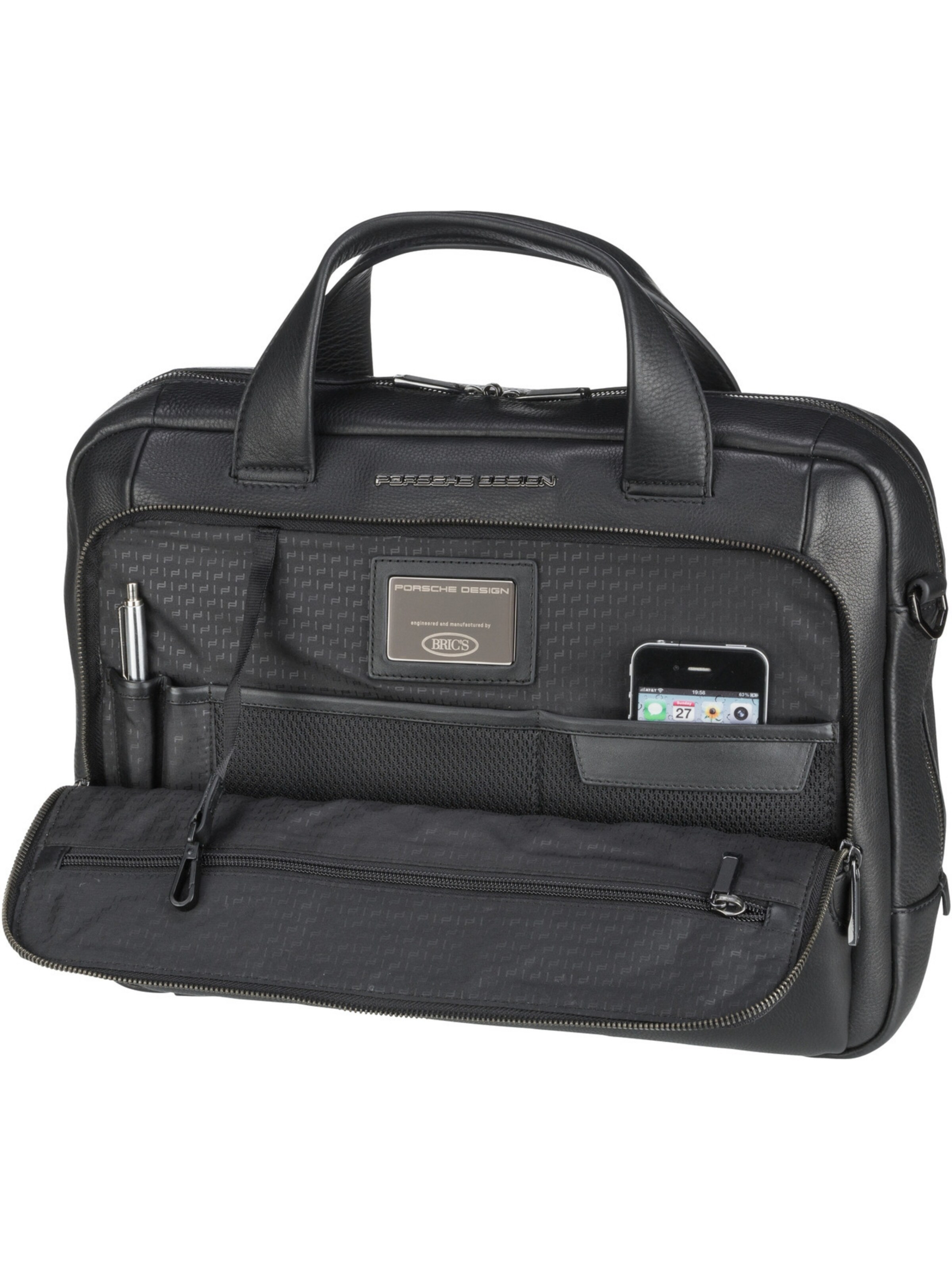 Porsche Design Document Bag in Black