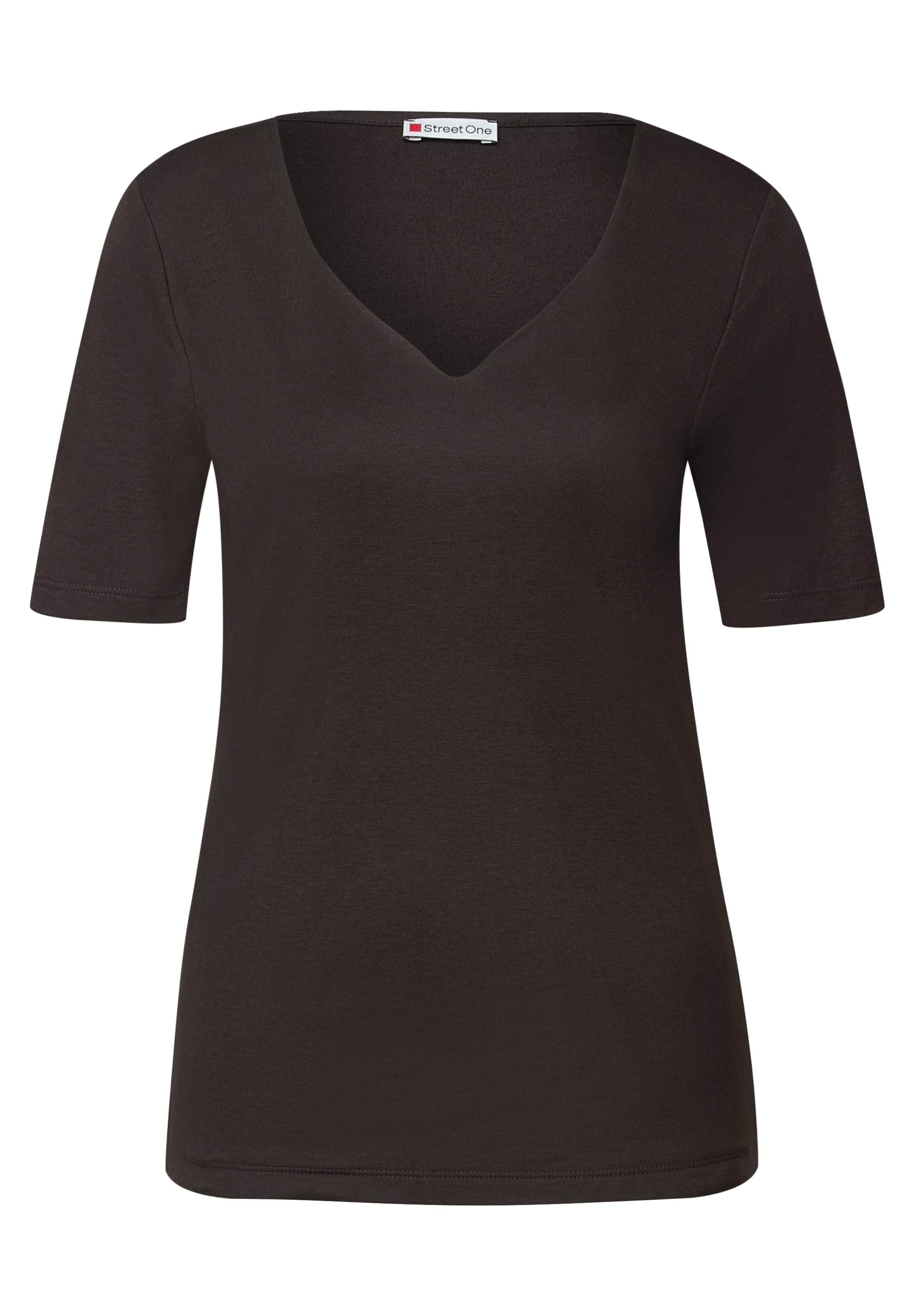 STREET ONE T-Shirt in Braun: Vorderseite