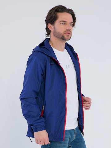 Edoardo Caravella Between-Season Jacket ' Mathias ' in Blue