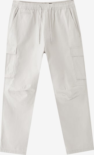 Pull&Bear Pantalon cargo en gris clair, Vue avec produit