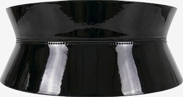 Haute Cuir Belt 'Rounded Hourglass Corset Belt' in Black: front