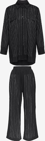 faina Pantsuit in Black: front