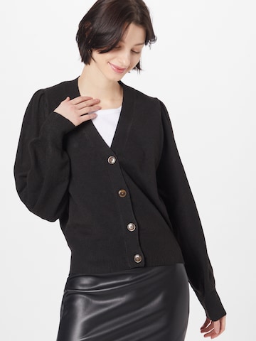 ICHI Strickjacke 'Kate' in Schwarz: predná strana