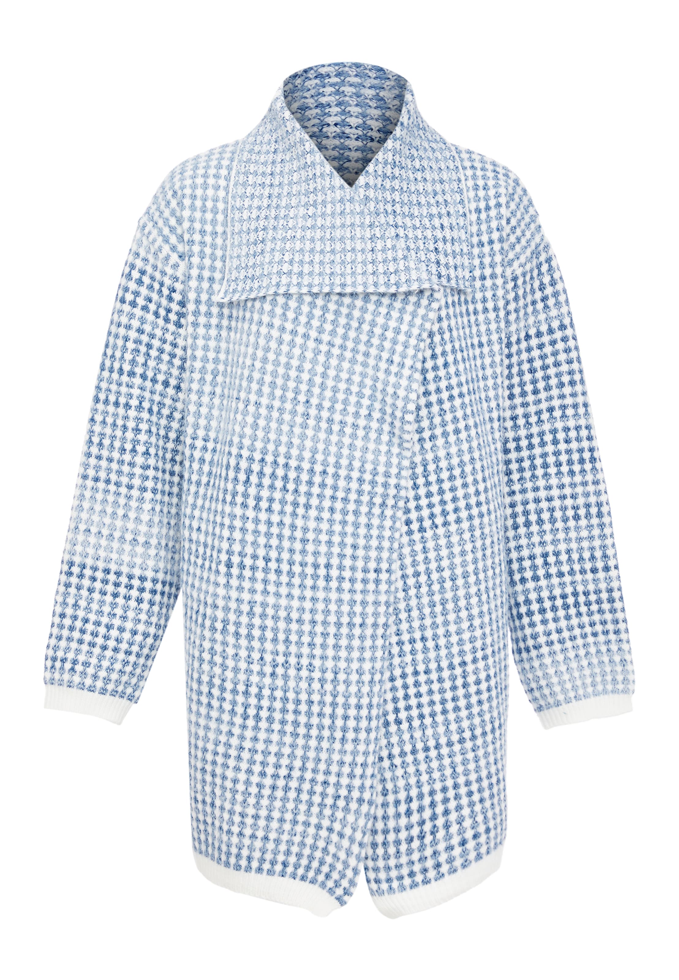 Poomi - Casaco de malha em azul: frente