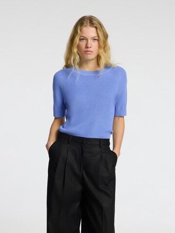 Pull-over SELECTED FEMME en bleu : devant