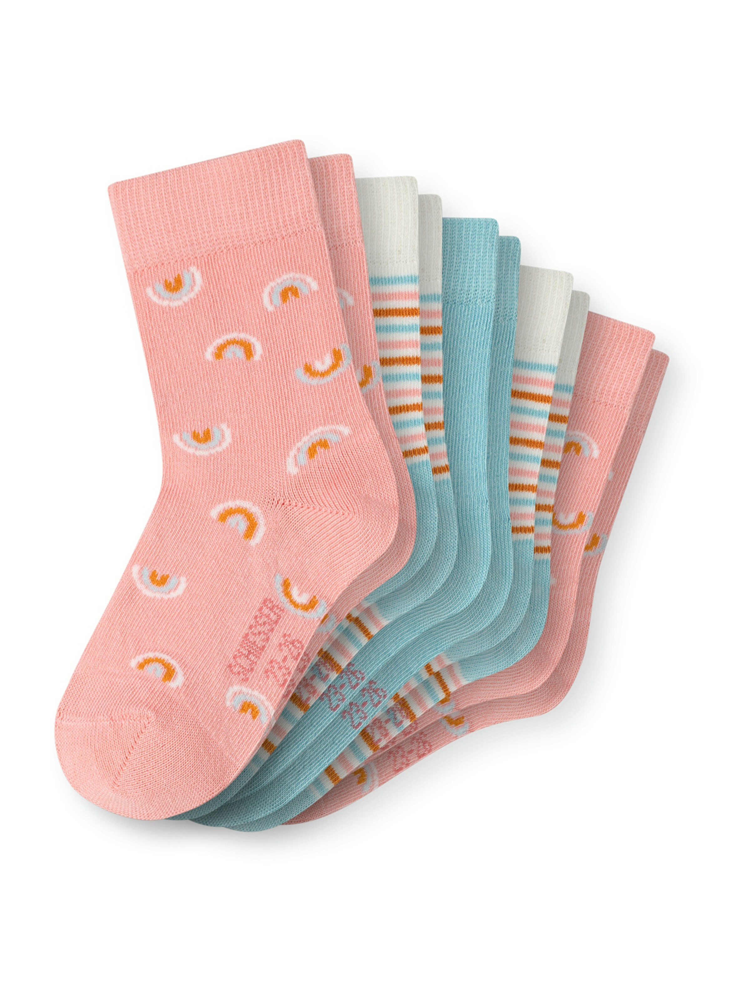SCHIESSER Socks 'Rainbow' in Mixed colours: front