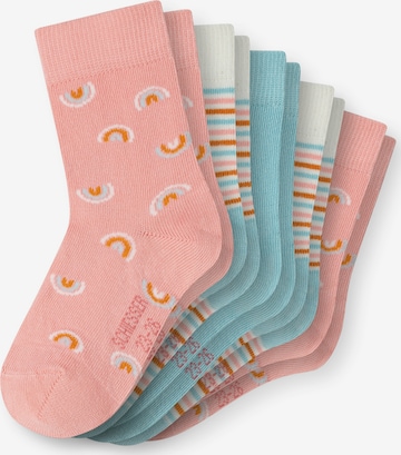 Chaussettes 'Rainbow' SCHIESSER en mélange de couleurs : devant