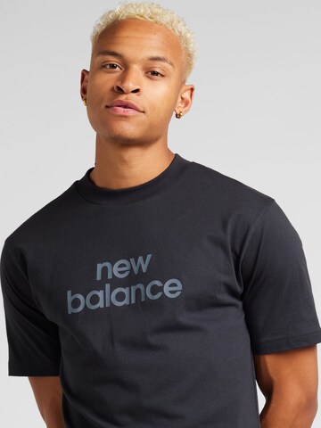 new balance Tričko 'Linear' – černá