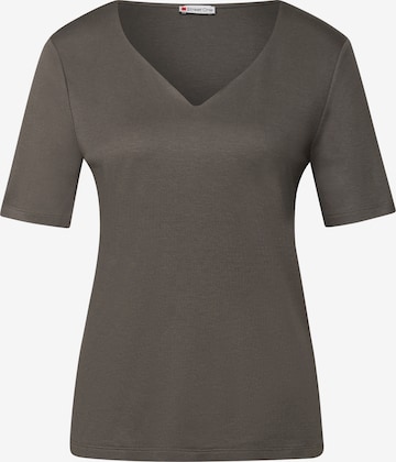 STREET ONE Shirt in Brown: front