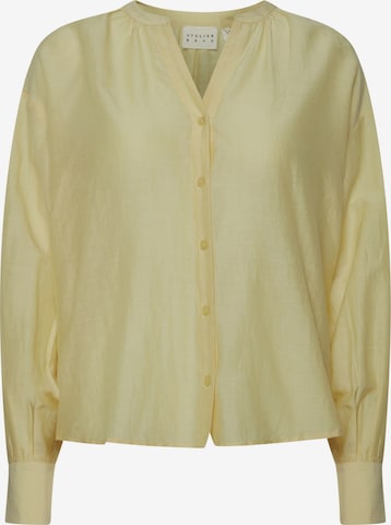 Atelier Rêve Blouse 'Irthea' in Yellow: front