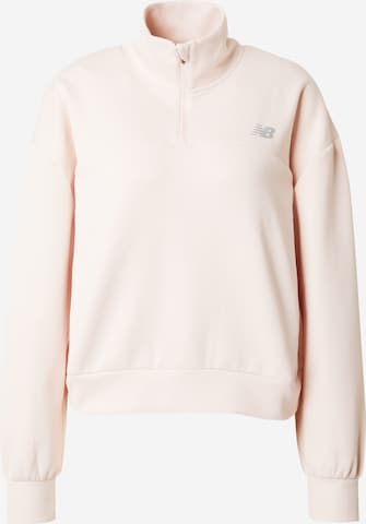 Sweat de sport new balance en rose : devant