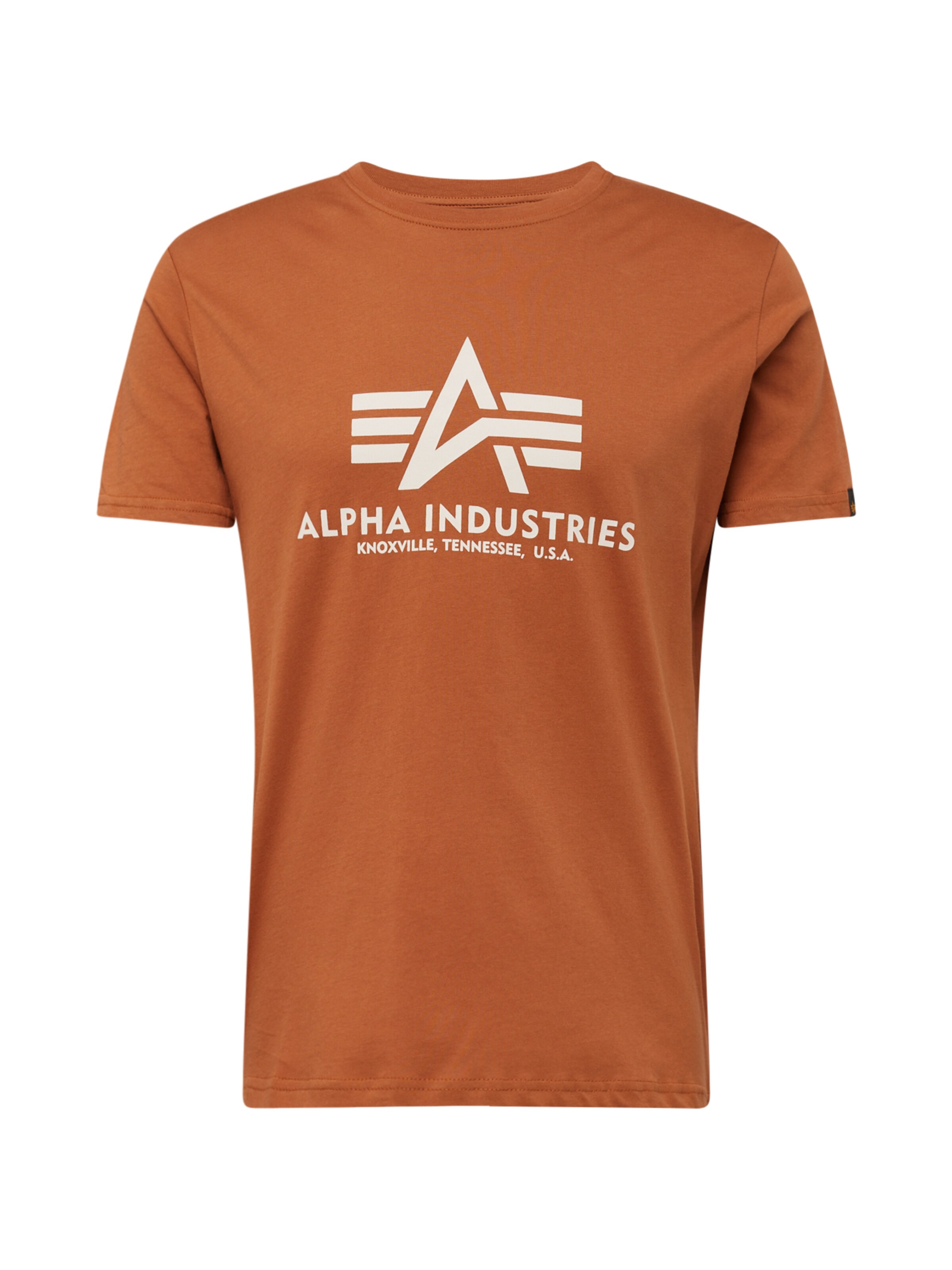 ALPHA INDUSTRIES - Camisa em castanho: frente