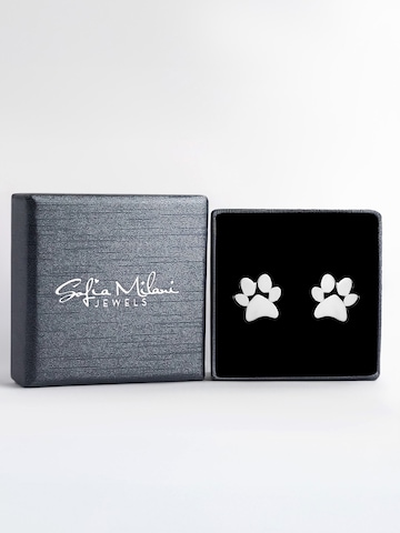 Sofia Milani Ohrringe 'Paw'‌‌‌‌ in Silber