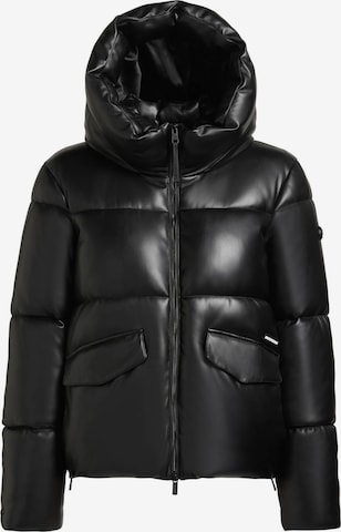khujo Winter Jacket 'Aurora' in Black: front