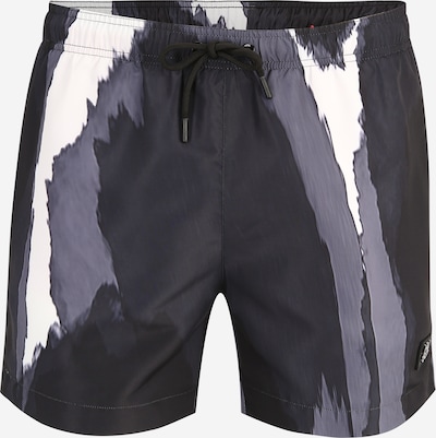 HUGO Shorts de bain 'BULL' en saphir / noir / blanc, Vue avec produit