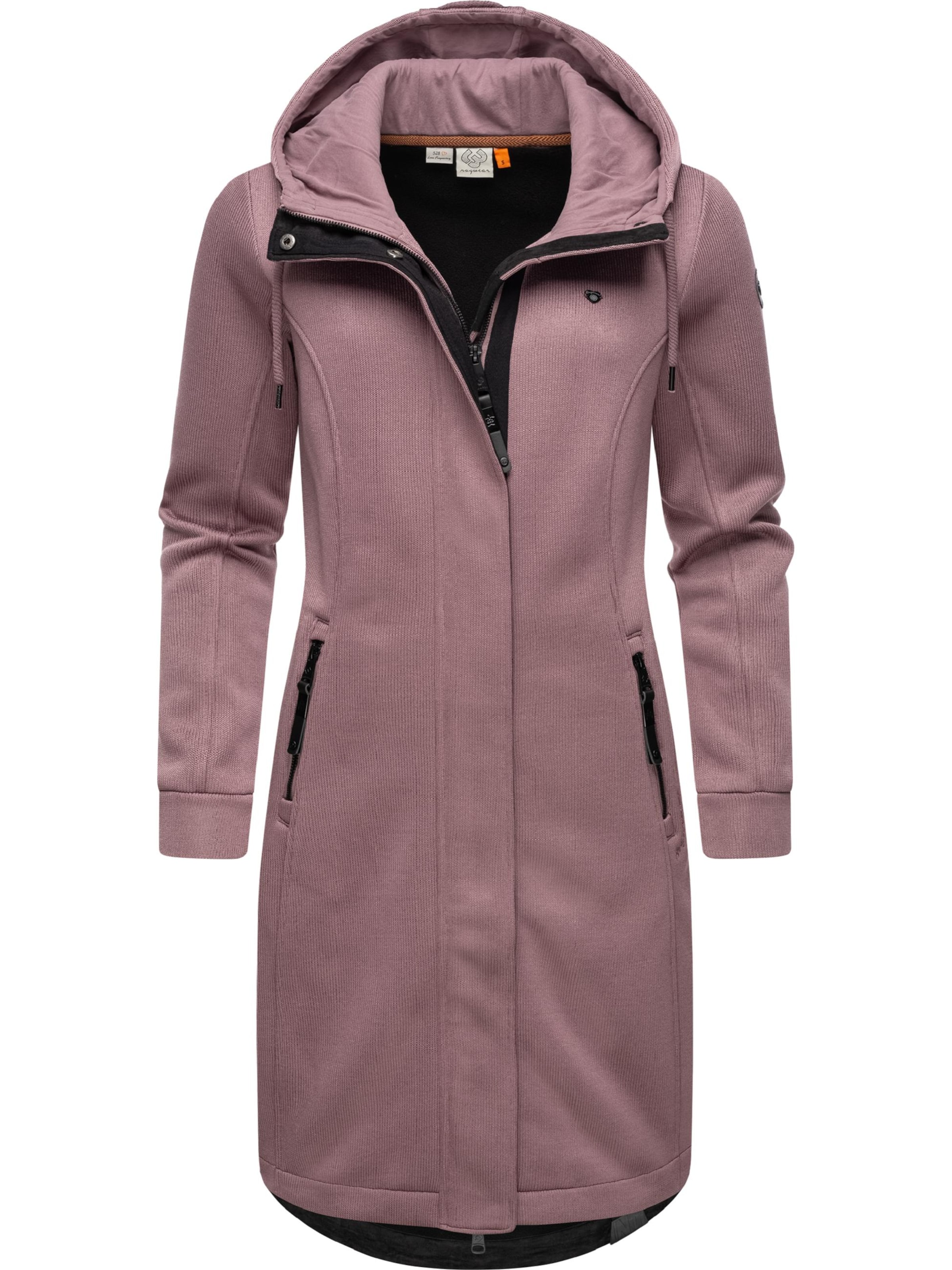 Ragwear Between-Seasons Coat in Purple: front