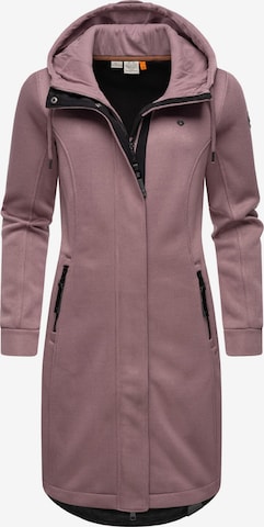Manteau en tricot Ragwear en violet : devant