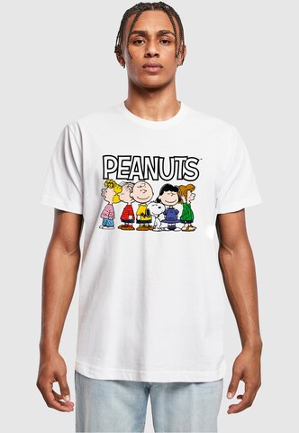T-Shirt 'Peanuts Group' Merchcode en blanc : devant