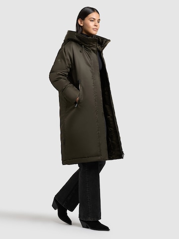 Veste d’hiver 'Oliva' khujo en vert