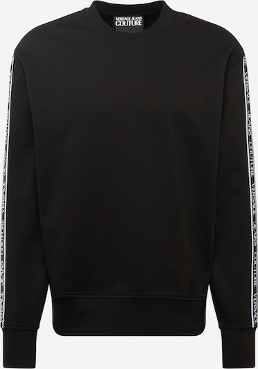 Versace Jeans Couture Sweater majica u crna / bijela, Pregled proizvoda