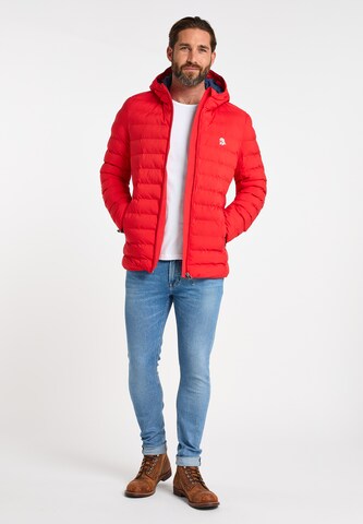 Schmuddelwedda Between-Season Jacket in Red