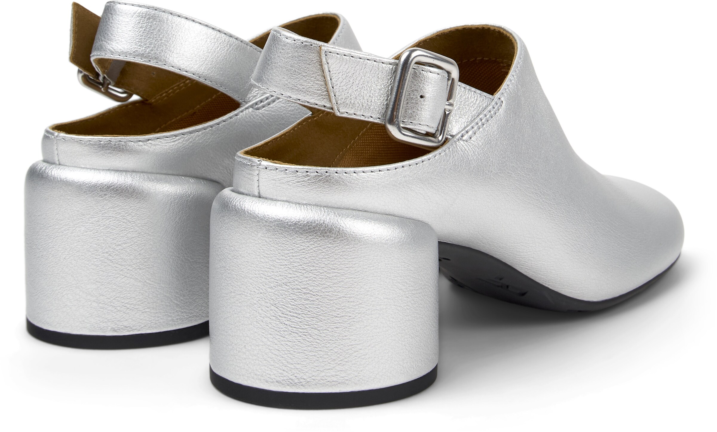 Décolleté sling 'Niki' di CAMPER in argento