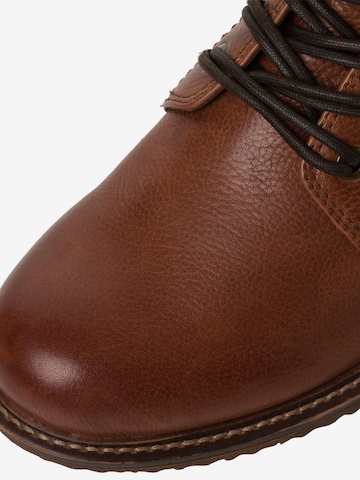 TAMARIS Lace-up bootie in Brown