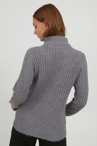b.young Strickpullover in Grau