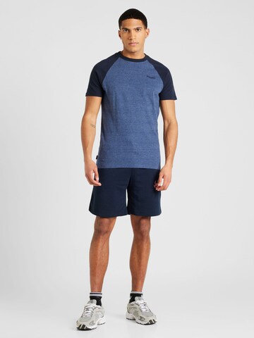 Superdry T-Shirt 'Essential' in Blau