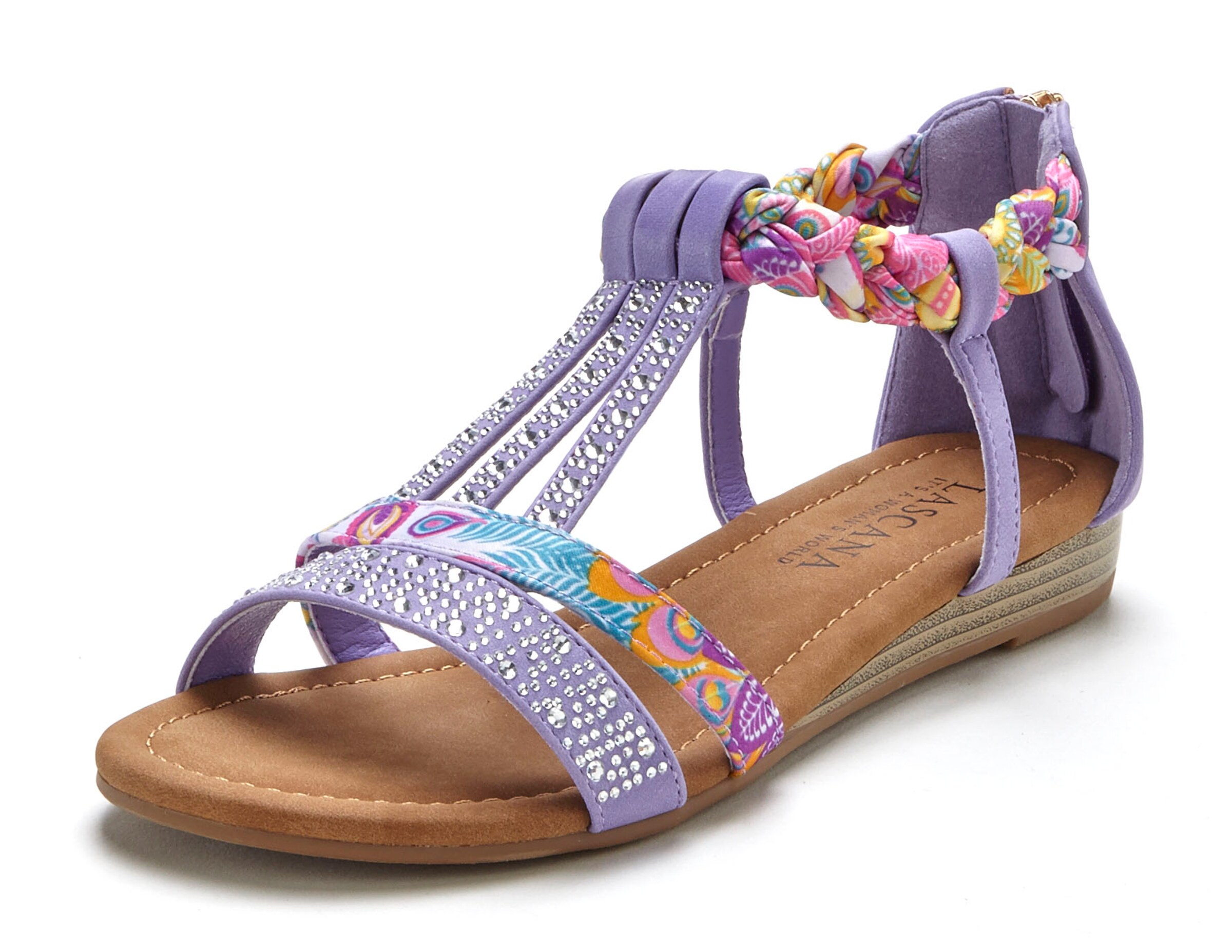 LASCANA Sandals in Purple: front