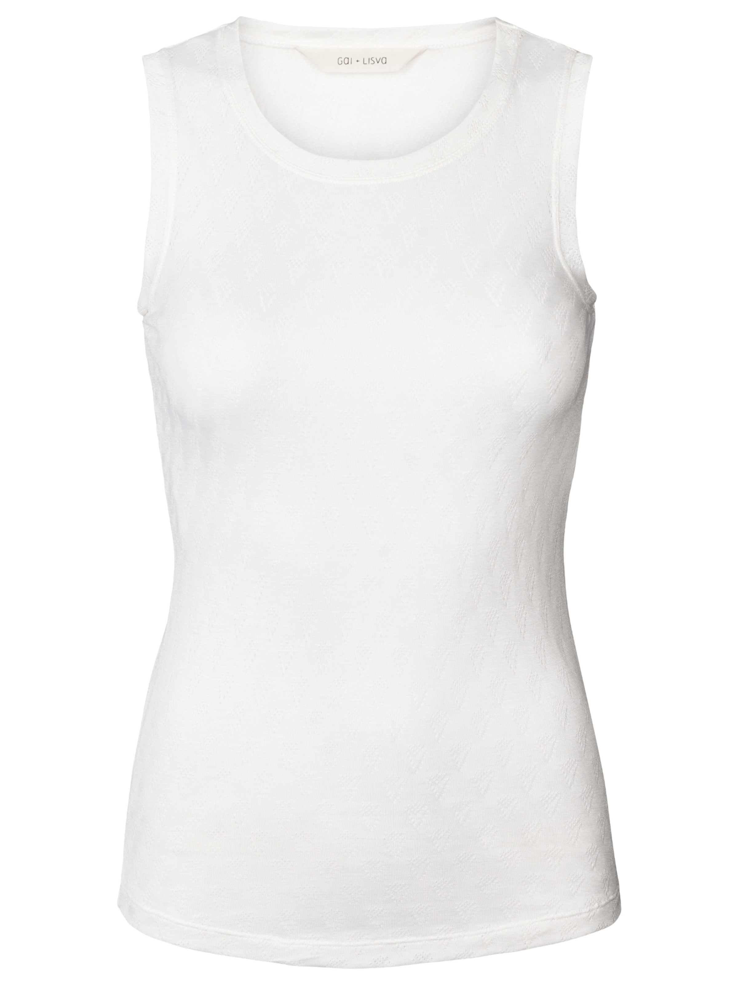 Gai+Lisva Knitted top 'Alberte' in White: front