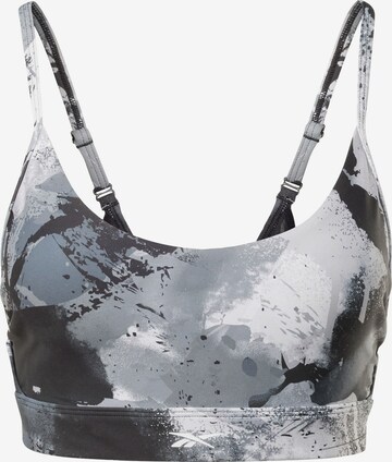 Reebok Bustier Sport-BH in Schwarz: predná strana