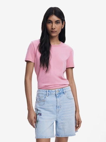 Desigual Tričko – pink: přední strana