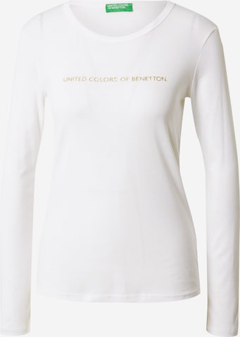 UNITED COLORS OF BENETTON Футболка в Белый: спереди