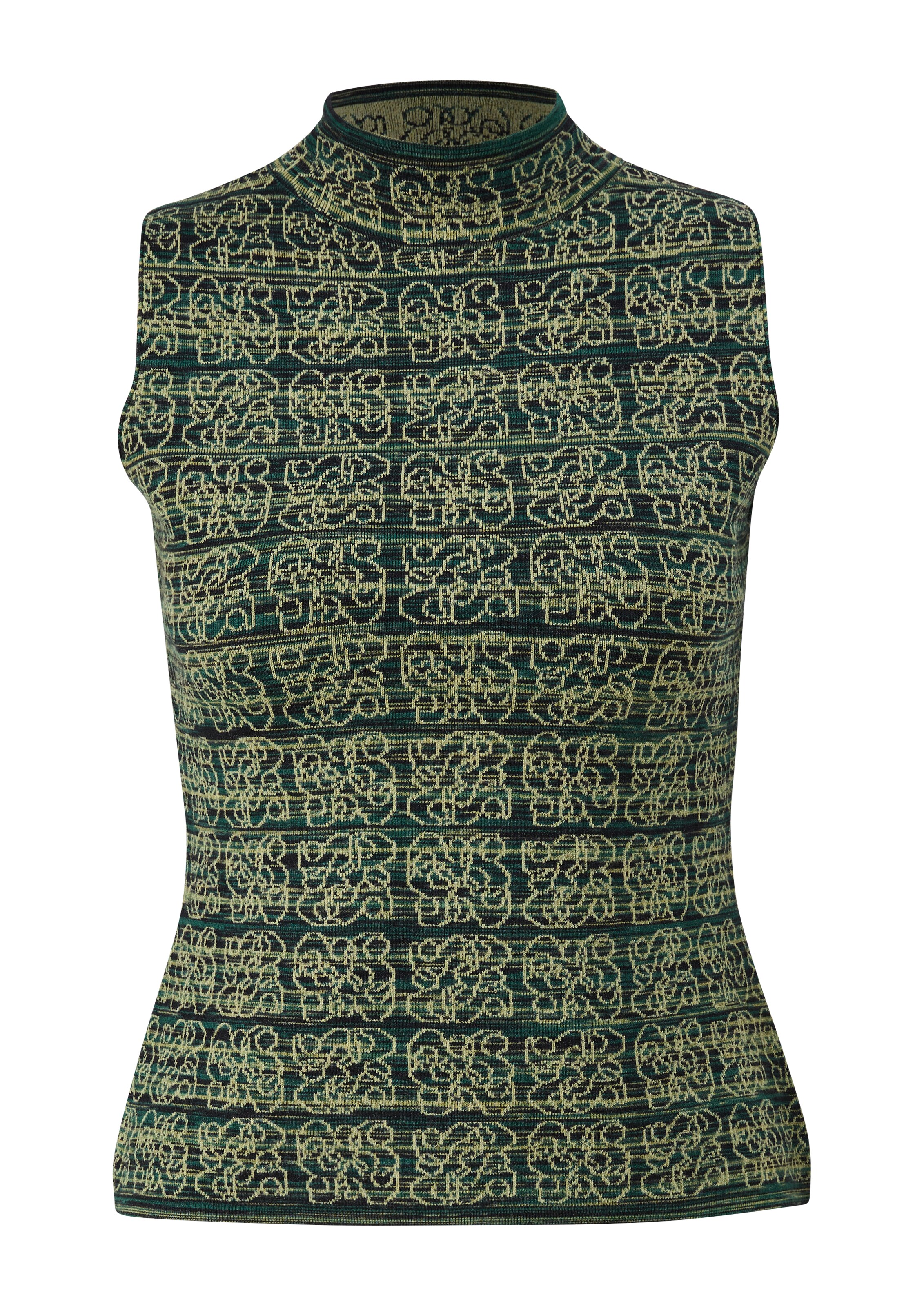 s.Oliver BLACK LABEL Top in Grün: Vorderseite