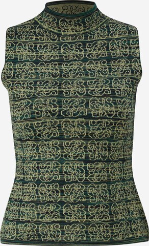 Tops en tricot s.Oliver BLACK LABEL en vert : devant