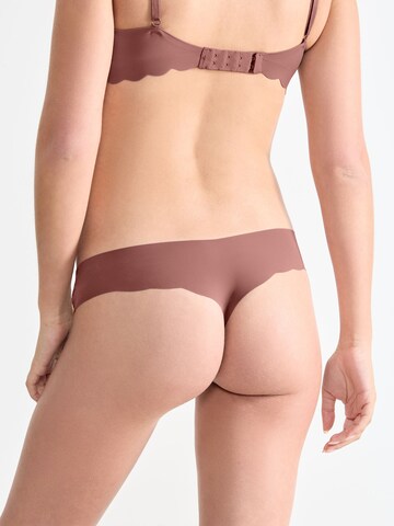 SLOGGI - Tanga ' ZERO Microfibre 2.0 Hipstring ' em castanho