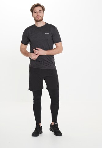 ENDURANCE Regular Fit Sportshirt 'Mell' in Schwarz