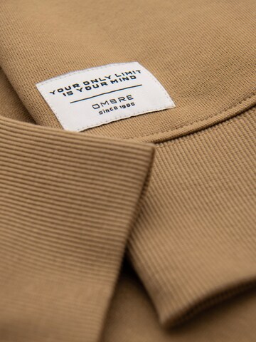 Sweat-shirt 'OM-SSBN-0271' Ombre en marron