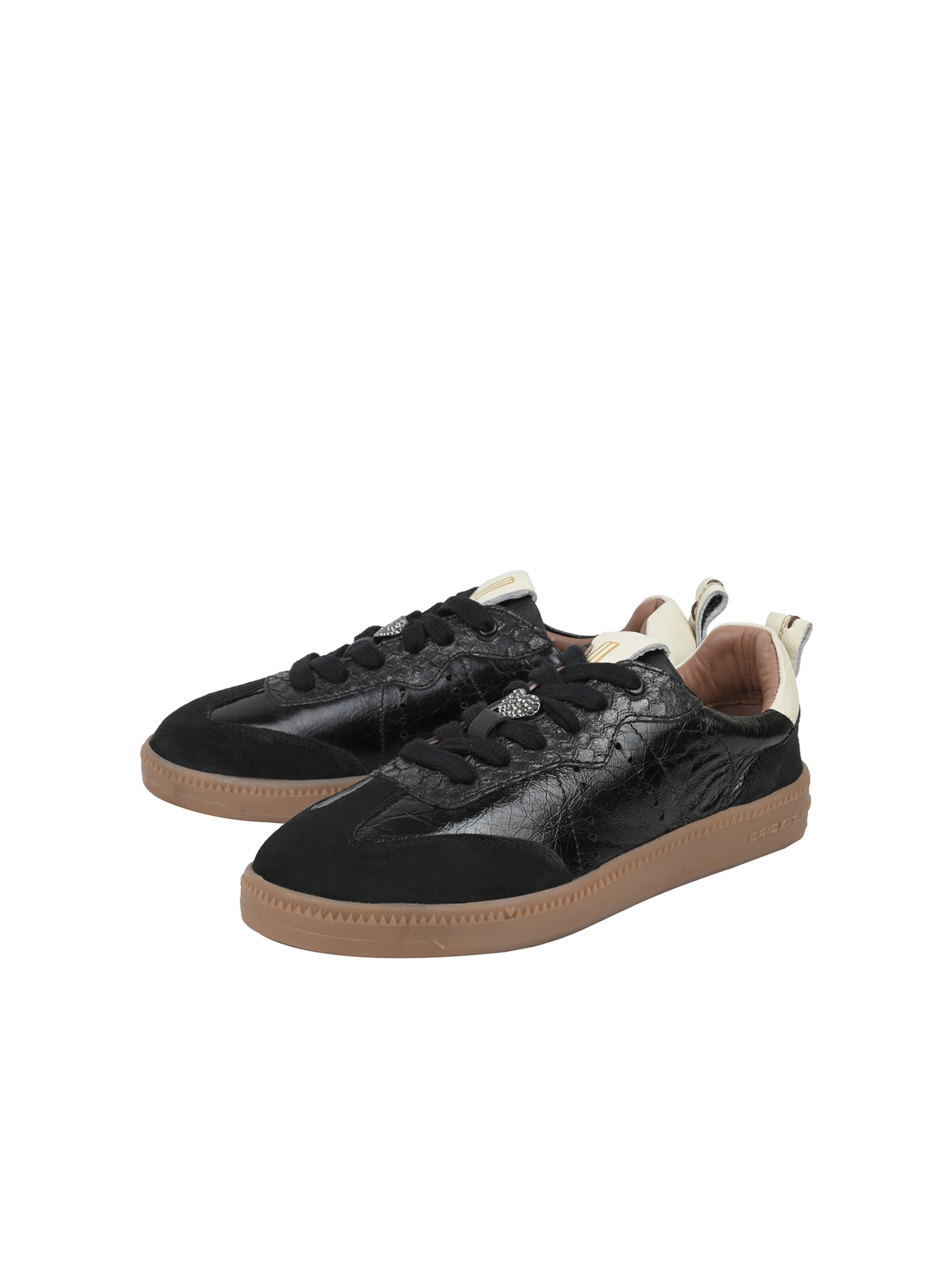 Baskets basses ' RUNA ' Crickit en noir