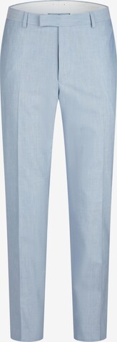 HECHTER PARIS Regular Pleated Pants in Blue: front