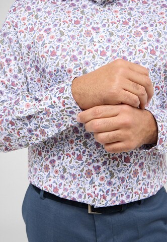 ETERNA Comfort fit Button Up Shirt in Purple