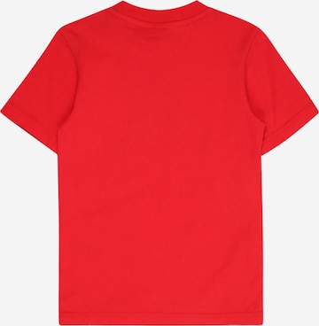 ADIDAS SPORTSWEAR - Camiseta funcional 'Essentials Logo' en rojo