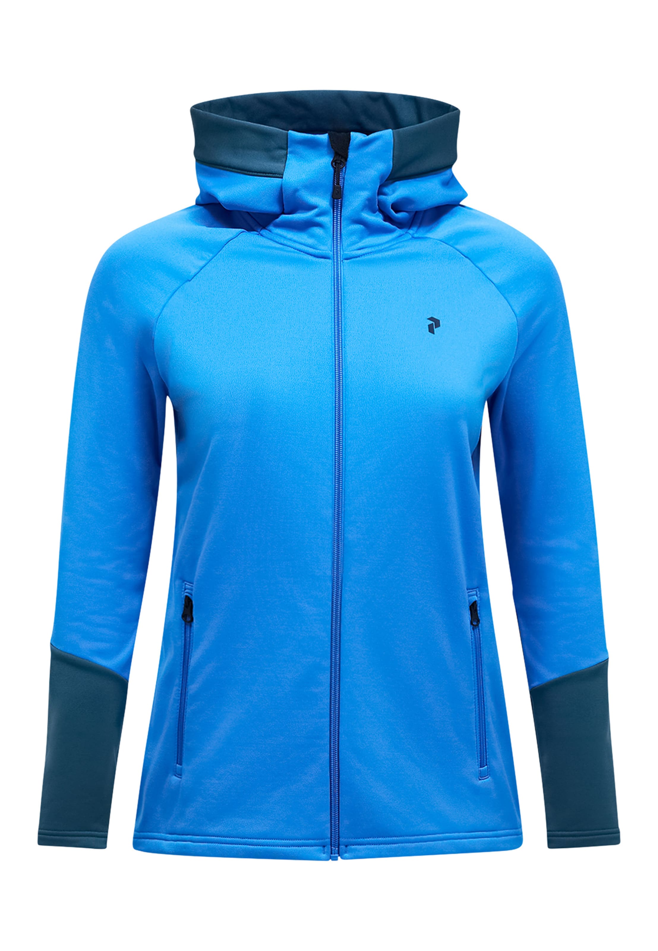 PEAK PERFORMANCE Sportjas in Blauw: voorkant