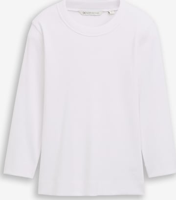 TOM TAILOR DENIM Shirt in Weiß: Vorderseite