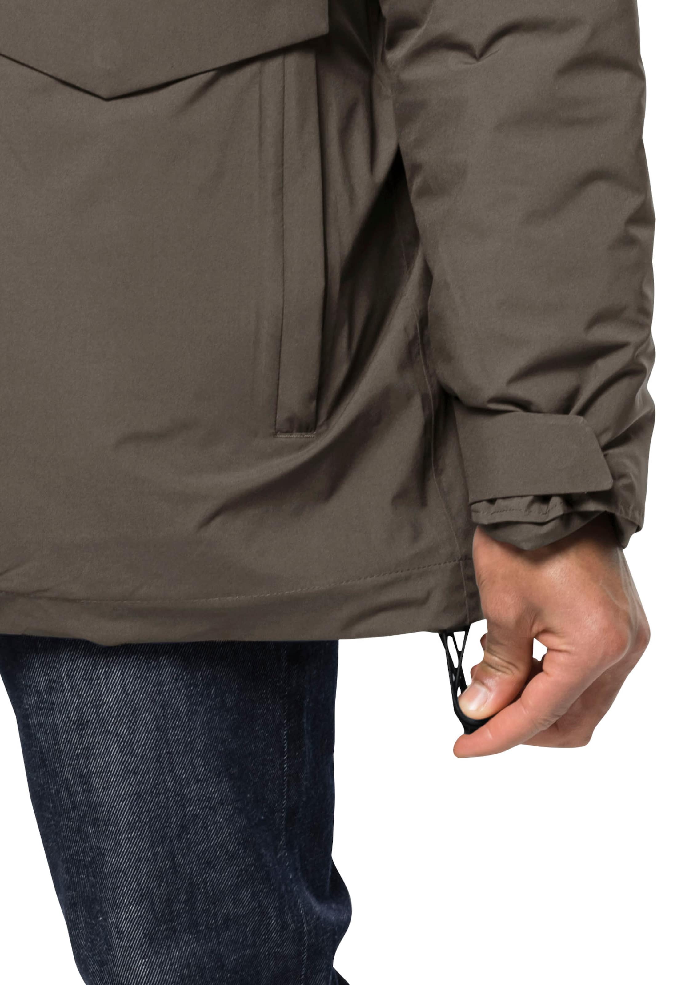 JACK WOLFSKIN Outdoor jacket in Brown