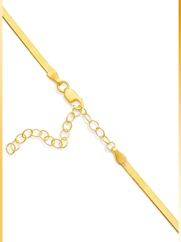 NTHIRTYTHREE Necklace 'Goldkette 14 Karat Gold Basic 585 Echtgold 42cm + 3 cm Halskette - Bestpreis - Damen Herren mit Schmuckbox - Sale 31.08.2026' in Gold: front
