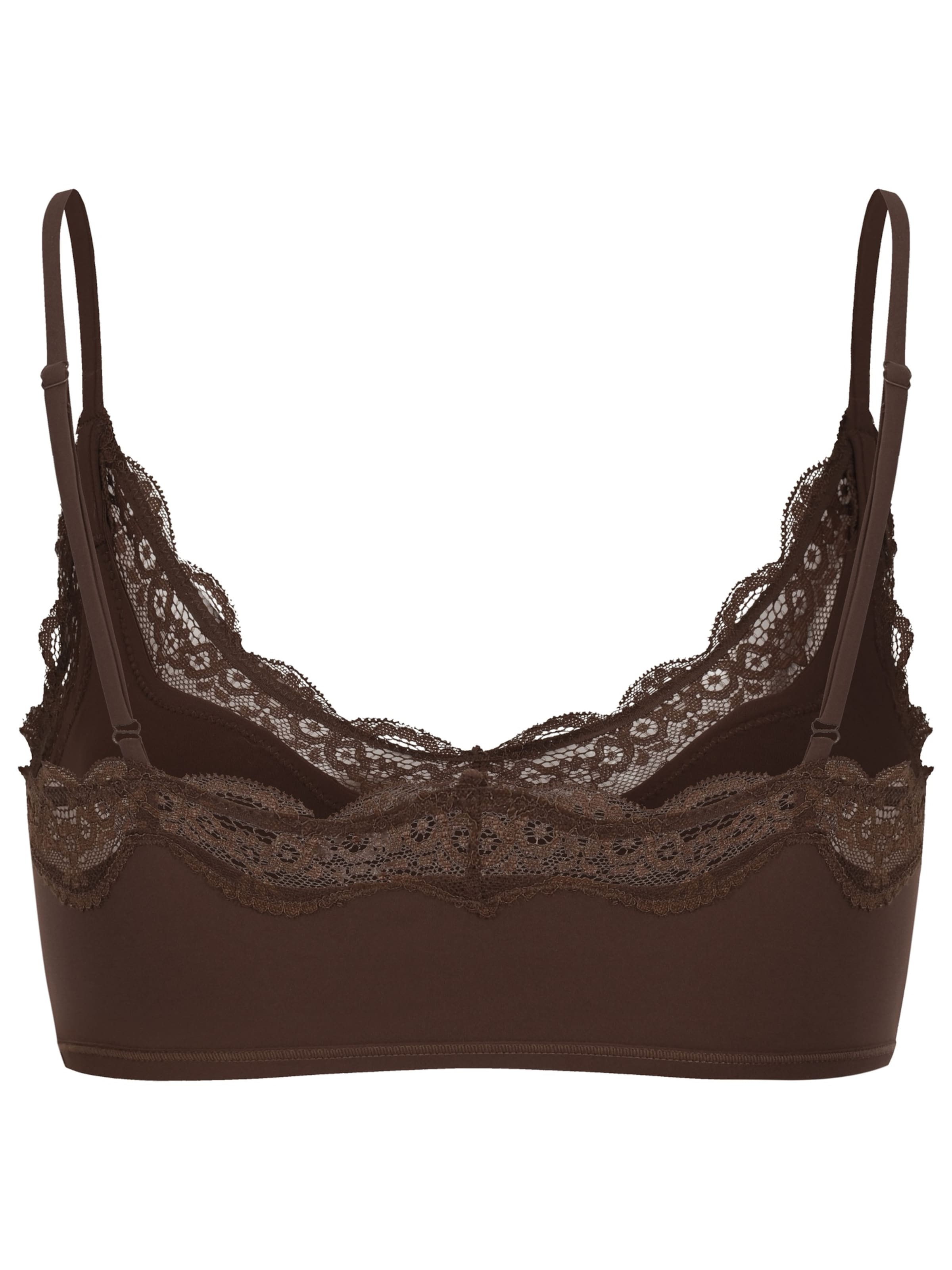 cfab (formerly creamy fabrics) Bustier BH 'Lace Bralette' in Bruin
